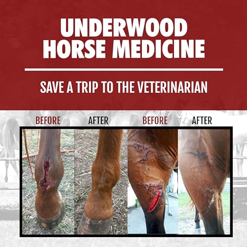 Underwood Horse Medicine Topical Wound Spray Refill Bottle W/Spray Trigger 16Oz – Equine First Aid Kit For Horses – Wound Care For Dogs thumb #5