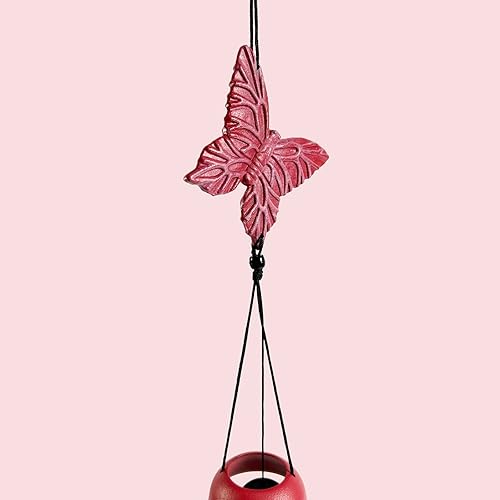 Miniatura 6 de Campanillas de viento para exteriores, campanillas de viento de deseos para decoración de jardín al aire libre, campana de cobre calmante, regalos
