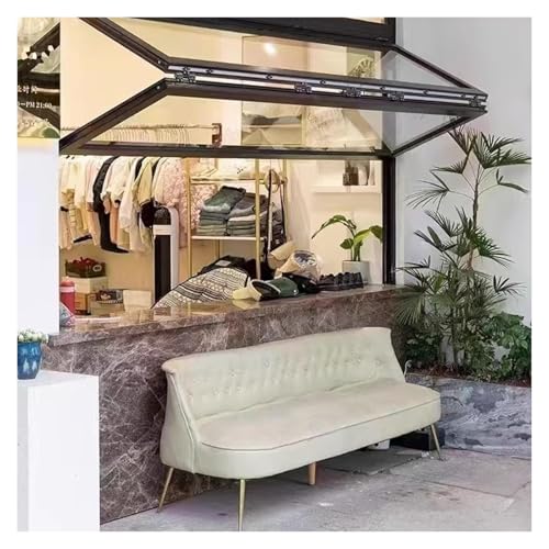 Ventana plegable para barra que protege tu negocio con cierre de seguridad 4