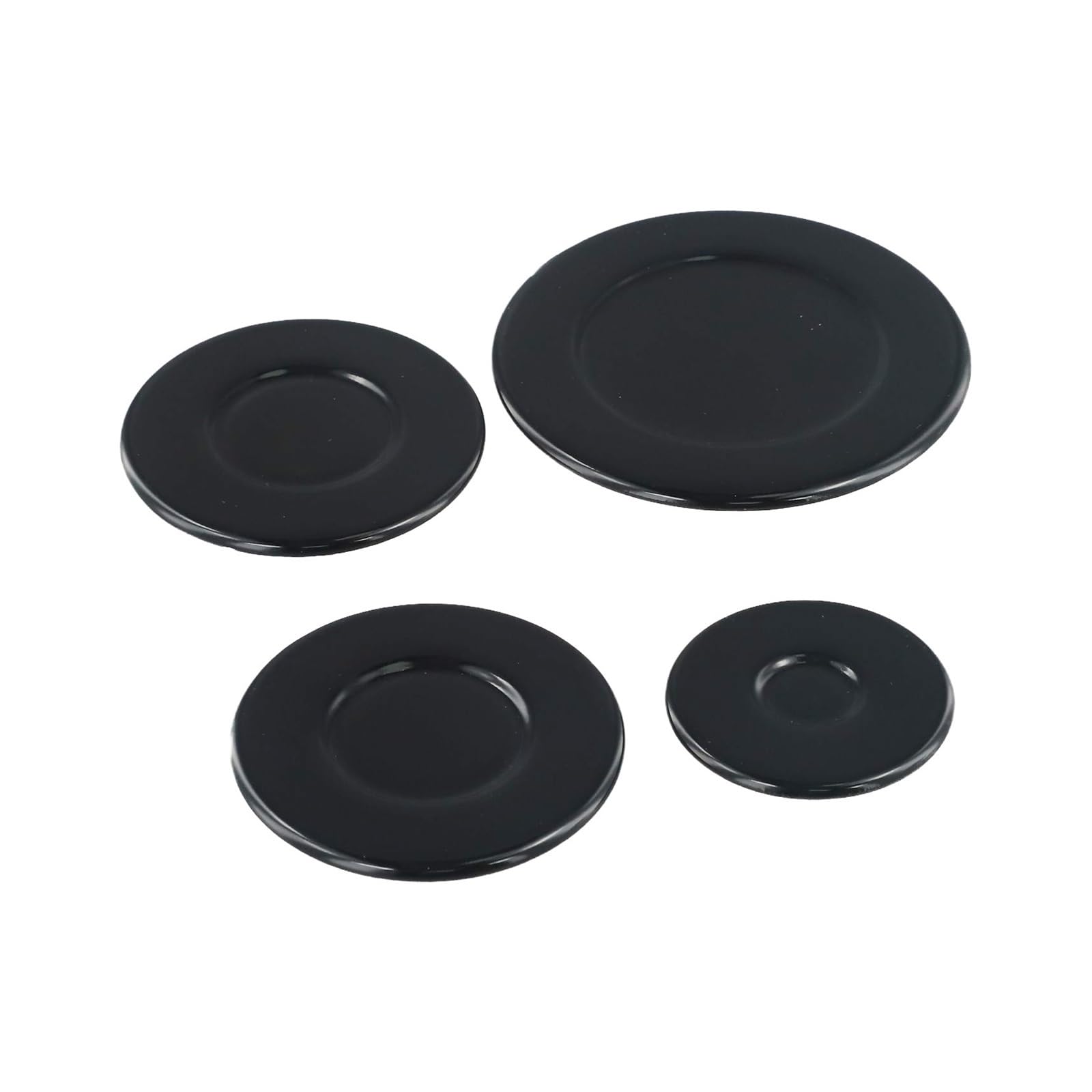 4 Tapas for Quemador de Gas de Cocina (55,0 mm, 75,0 mm y 100,0 mm), Accesorios de Cocina para Estufas de Gas