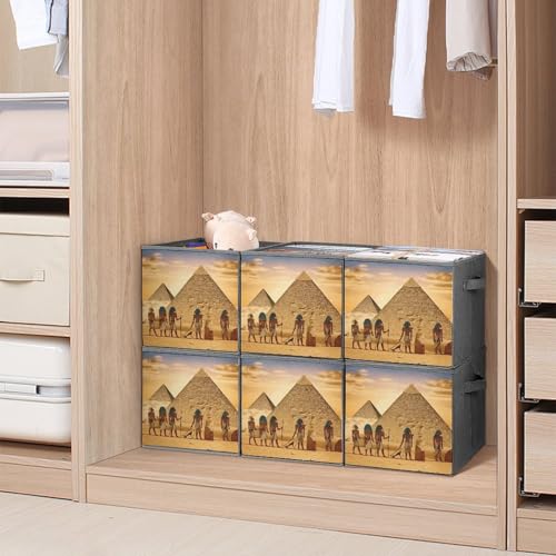 Boîtes de rangement pliables d'une élégance intemporelle pour étagères - 8