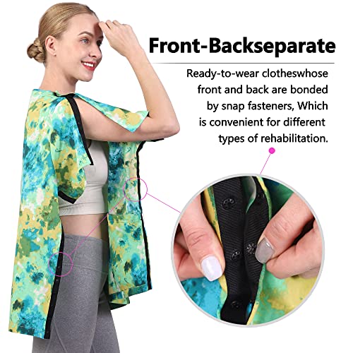 TOMMHANES AMISGUOER Post Surgery Shirt Shoulder Surgery Rehab Clothes Mastectomy Shirts Rehab Examinations Shirt3