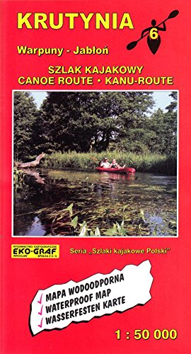 Krutynia mapa kajakowa 1:50 000 Cover