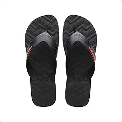 Chinelo Havaianas Masculino, Track Waves 41/2 Preto, Havaianas