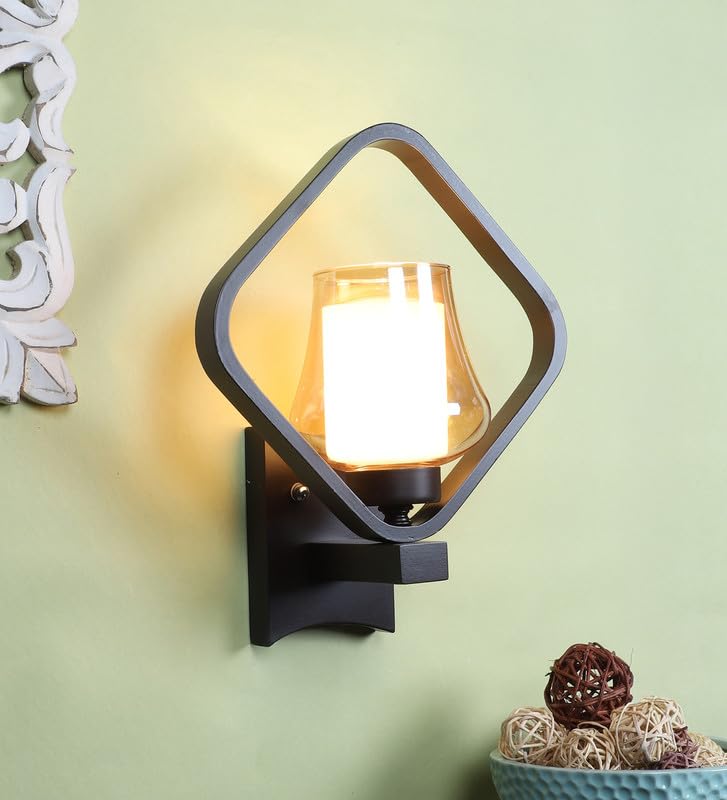 Image of ELIANTE Brillia Brown MDF Wall Light | E27 Holder | Included Bulb by Jainsons Lights