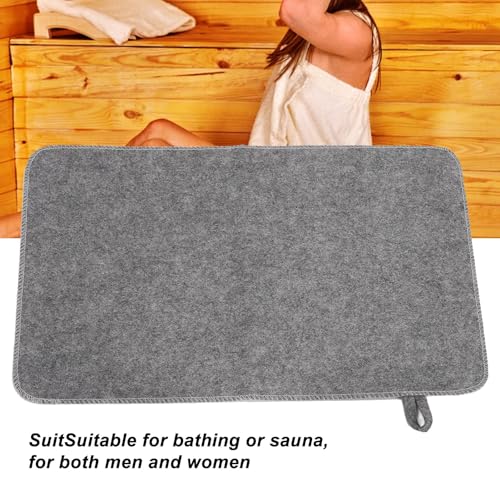 Generic Felt Sauna Mat, Water Absorption, Heat Insulation, Felt Material, Fine Stitches, Hanging, Sauna Accessory, Generic48atgh0rox