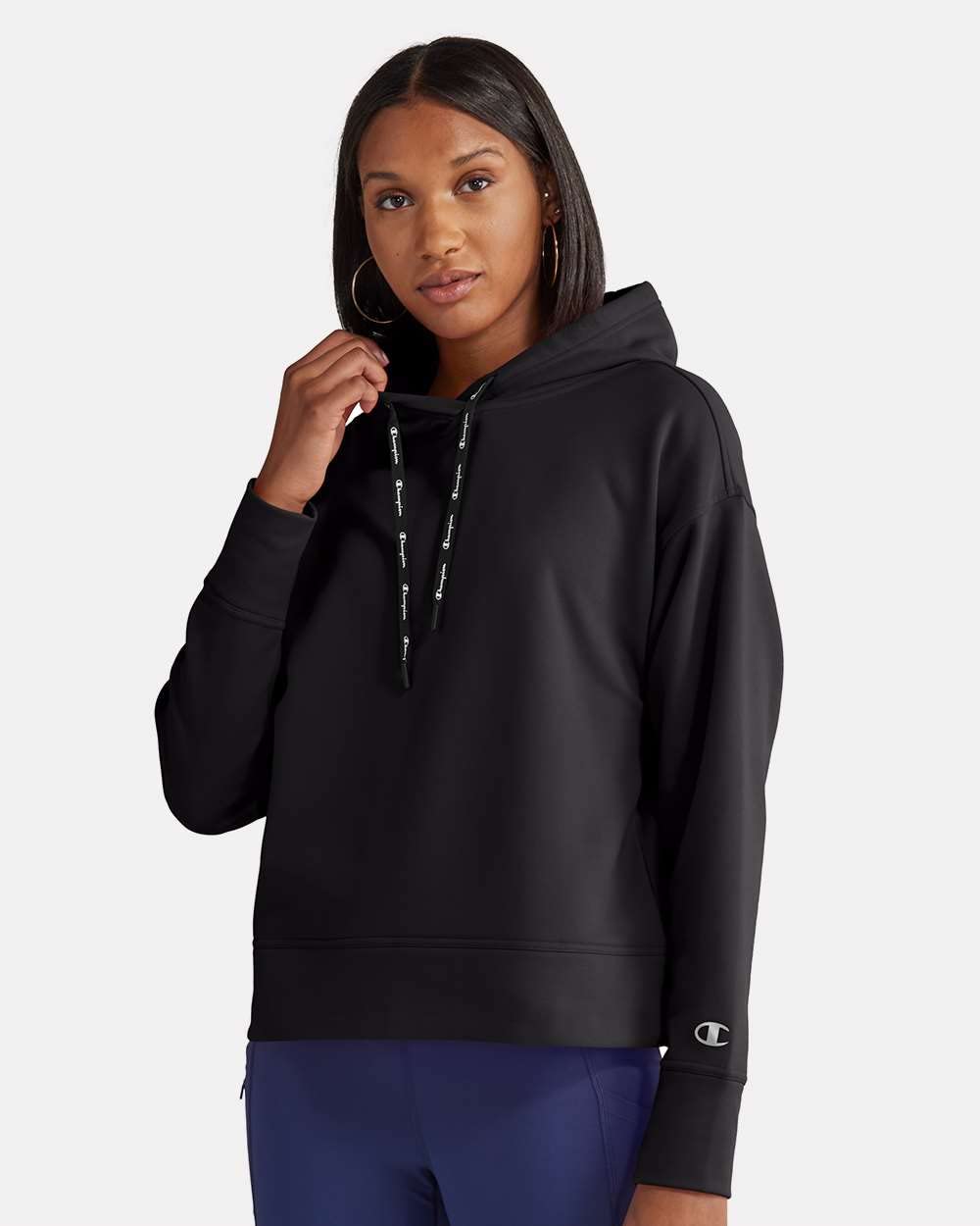 Champion Damska sportowa bluza z kapturem, świeża oliwka, M, Świeża oliwka, M