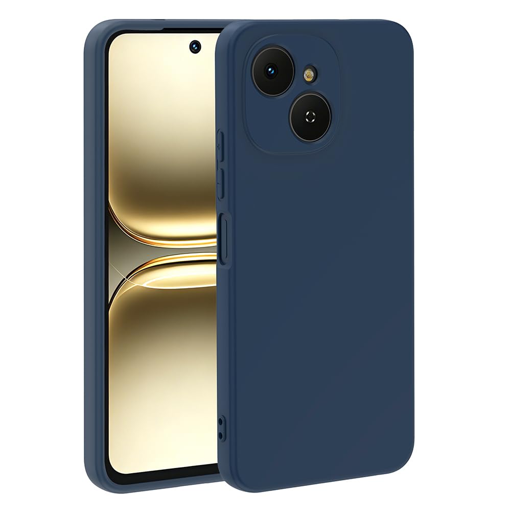 Zore Tecno ile uyumlu Spark 40C Kılıf Zore Mara Lansman Kapak Lacivert