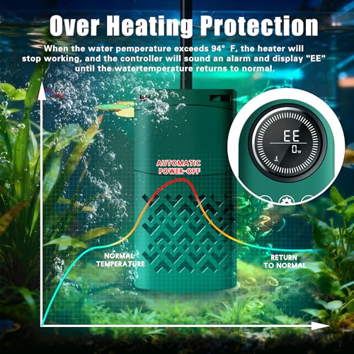 Chauffage aquarium 800W submersible à fréquence variable - 4