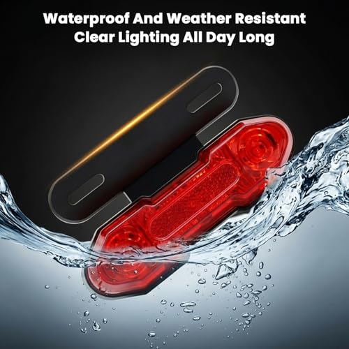 Image of STHIRA Motorcycle Tail Light with Plate Bracket LED Brake Turn Signal