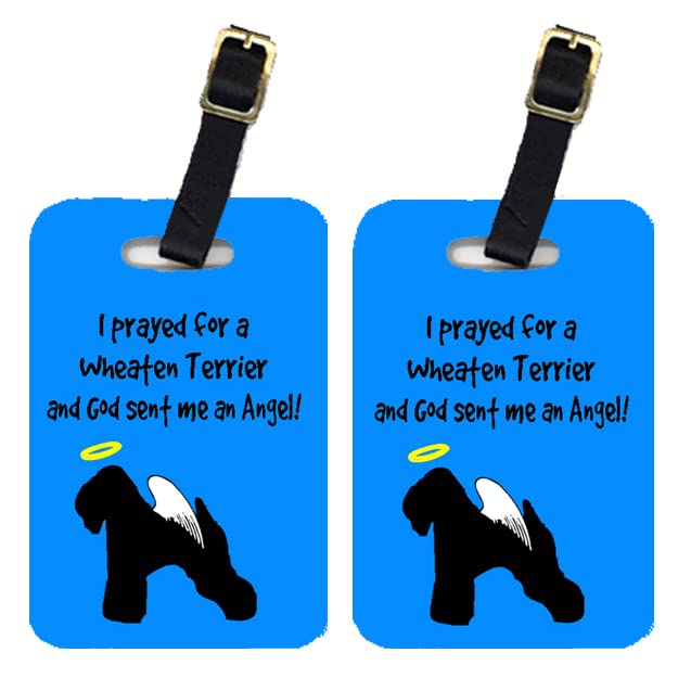 Carolines Treasures AN1066BT Wheaten Terrier Soft Coated Luggage Tags44; Pair - 2