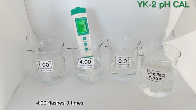 Image of YINMIK Digital pH Meter with Extra Replaceable Probe, Pocket pH Tester for Hydroponics, Accurate Water Tester for Swimming Pool Hot Tub Aquariums Home Wine Brewing