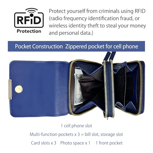 Image of Crossbody for Women, Trendy Small Phone Purse with Secure Card Slots, Lightweight Card wallet