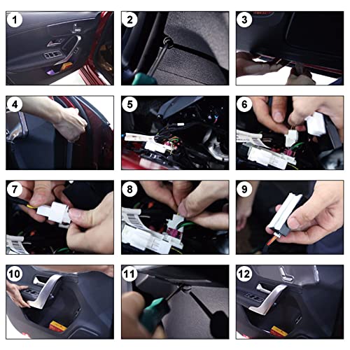 Système de sécurité de verrouillage de lève-vitre kit conversion ABS Classe A B GLA