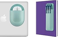 Vista 1 de Epessa Soporte para bolígrafo adhesivo verde para cuaderno y funda universal para mouse