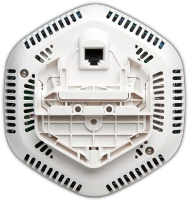 Fund view of Juniper WLA532 Access Point showing mounting bracket and Ethernet port