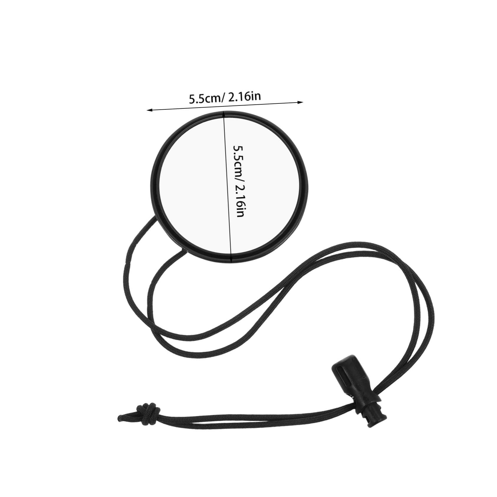 CORHAD Dive Mirror with Rearview Reflective Emergency Mirror Outdoor Survival Wide Angle Vision