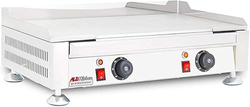 Miniatura 7 de ALDKitchen Plancha plana | Parrilla compacta Teppanyaki con escápula | Control manual | 110 V (23.85 x 13.97 pulgadas)