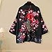 Produktbild Japanische Kimonosonnenschutzmantel Ukiyo-e Straße Robe Flut Hanfu SYXMSM (Color : Black, Size : 2XL)