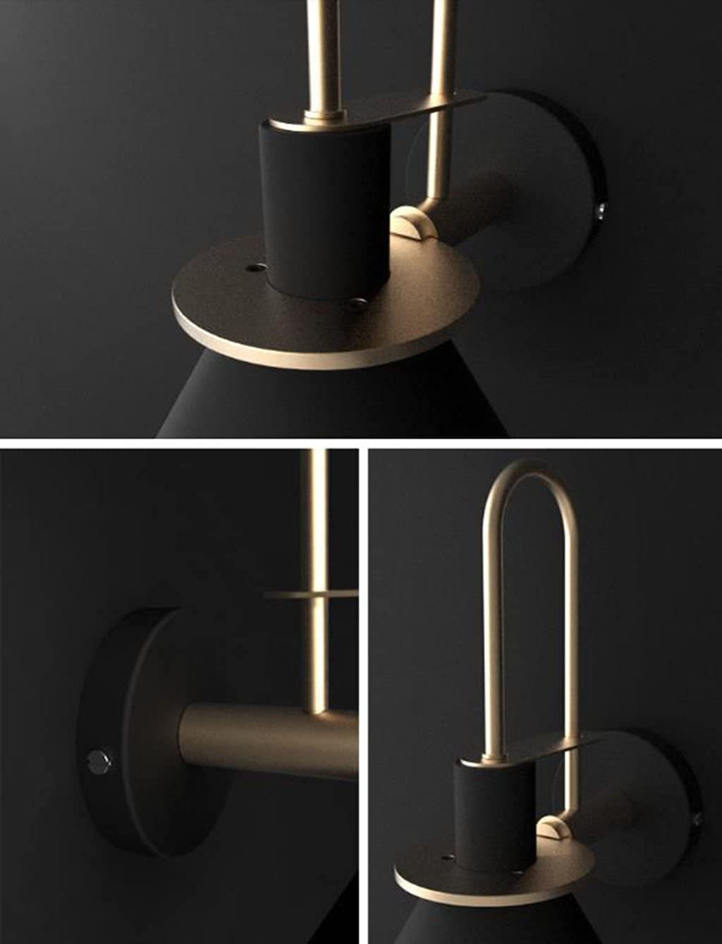 Lámpara de pared Creativa Moderna y sencilla para Sala de estar, escalera, pasillo, lámpara de pared para dormitorio, lámpara de pared para mesita de Noche, B
