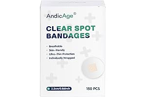150Pcs Waterproof Clear Spot Bandages - The Discreet Way to Heal Imperfections
