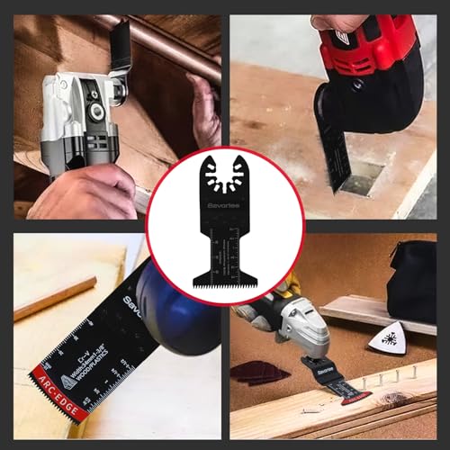 20PCS Oscillating Saw Blades, Universal Oscillating Multitool Saw Blades for Wood Plastics Metal, Quick Release Multi Tool Kits Fit Ryobi Milwaukee Rockwell Fein Makita 7 20PCS Oscillating Saw Blades, Universal Oscillating Multitool Saw Blades for Wood Plastics Metal, Quick Release Multi Tool Kits Fit Ryobi Milwaukee Rockwell Fein Makita - Image 7