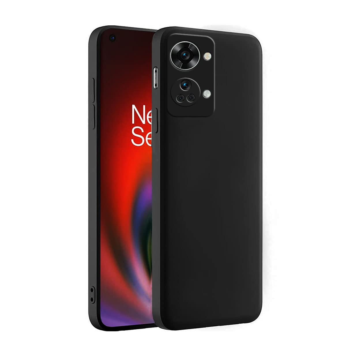 LIRAMARK Silicone Soft Back Cover Case for OnePlus Nord 2T 5G (Black) (B0B61BX4BF) Amazon Price History, Amazon Price Tracker
