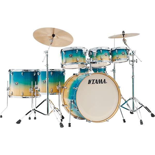Tama CL72RS-PCLP Superstar Classic 7-Piece Shell Set (Caribbean Lacebark Pine)