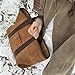 Large Capacity Suede Tote Bag,Vintage Top Handle Fashion Shoulder Satchel Bag,Women Soft Faux Work Bag (20.08x12.6x6.69 in,Brown)
