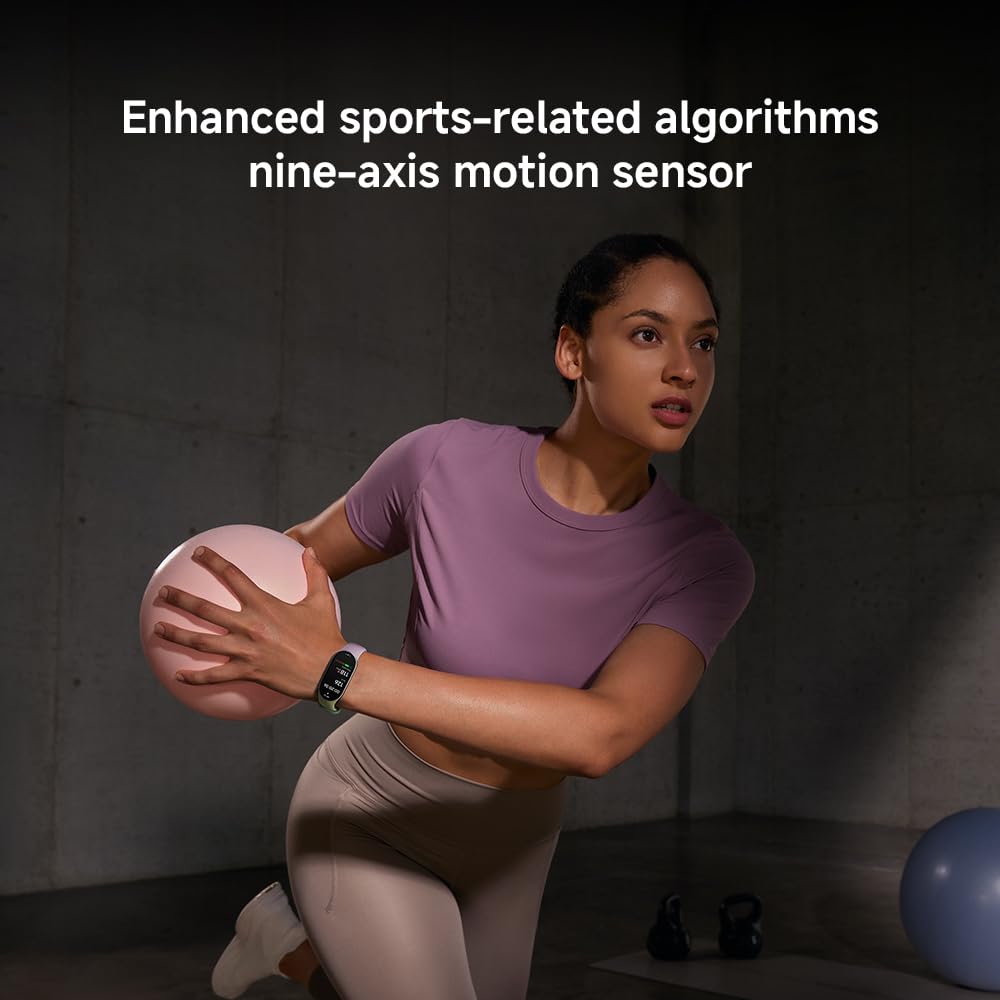 XIAOMI Mi Smart Band 10 (2025) Global Version - 1.72" AMOLED Display | 21 Days Battery Life | Touchscreen, Multi-Sport Tracker, Activity Tracker, Heart Rate Monitor | BT5.4 - (Midnight Black)