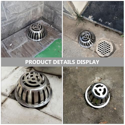 Colador para fregadero de acero inoxidable con tapa tipo domo miniatura 5