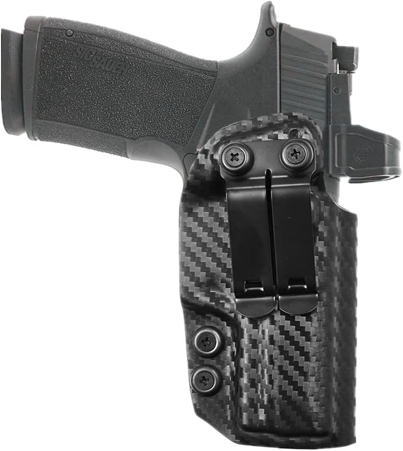 kydex IWB Holster for PSA Dagger Compact Sig Sauer p365 X-Macro 9mm Red Dot Optic Ready Inside The Waistban Concealed Carry