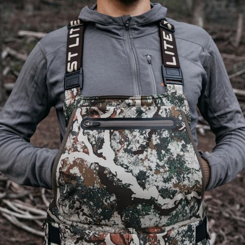 First Lite Men's Sanctuary 2.0 Insulated Bib Pant - Windproof Softshell Camo Hunting Bibs3