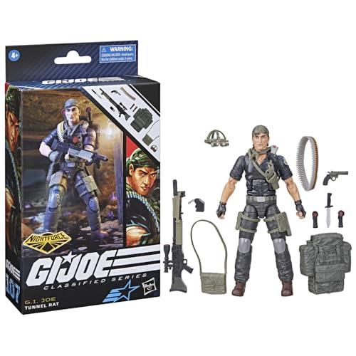 Boneco G.I. JOE Classified Series - Figura 15 cm e acessórios - Tunnel Rat - F7740 - Hasbro