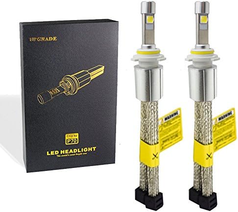 9005 LED Headlight Bulbs XHP 70 LOSARON HB3 Conversion Kit Plug & Play with 110W 13200LM Xenon White 6000K 2 Years Warranty