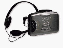 Sanyo MGR-711 Personal Headphone Cassette Player