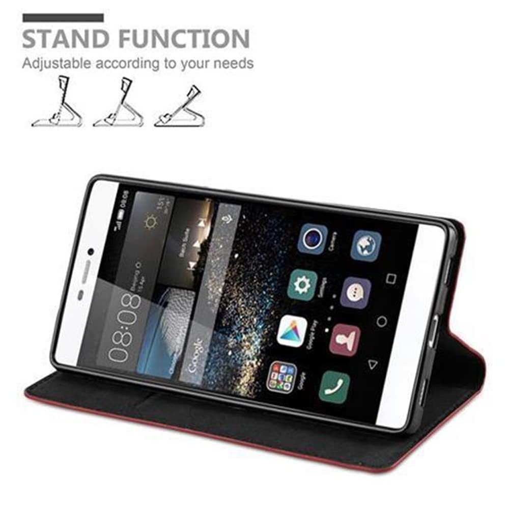 Cadorabo Custodia A Portafoglio Per Honor P40 Pro+ - Rosso Mela, Con Slot Carte, Supporto E Chiusura Magnetica, Cover Flip In Pelle PU - 2