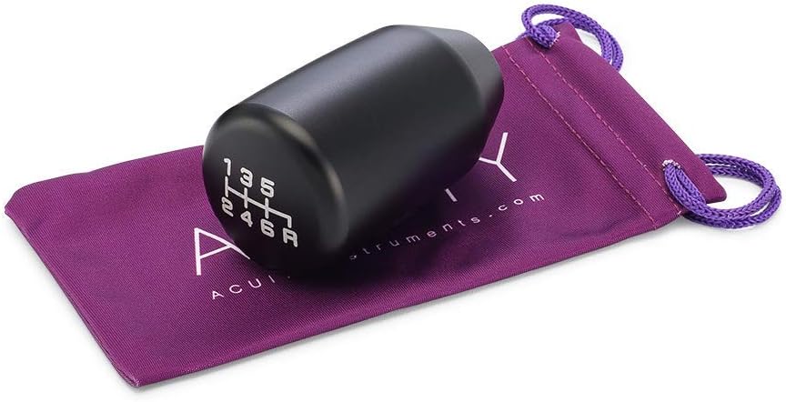 ACUITY ESCO-T6 Shift Knob in Satin Black Anodized Finish (M10x1.5 Thread)