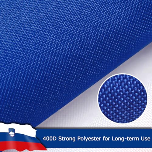 Drapeau de la Slovénie indéchirable en polyester 400D pour vent fort - 5