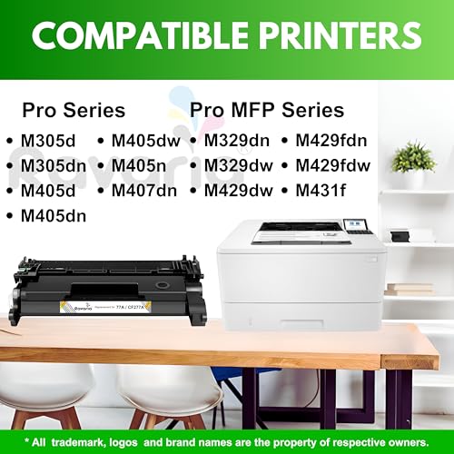 Image of 77A / CF277A Compatible Toner Cartridge for HP Printers Pro M305d M305dn M405d M405dn M405dw M405n M407dn Pro MFP M329dn M329dw M429dw M429fdn M429fdw M431f (77A / CF277A Toner Pack of 2)