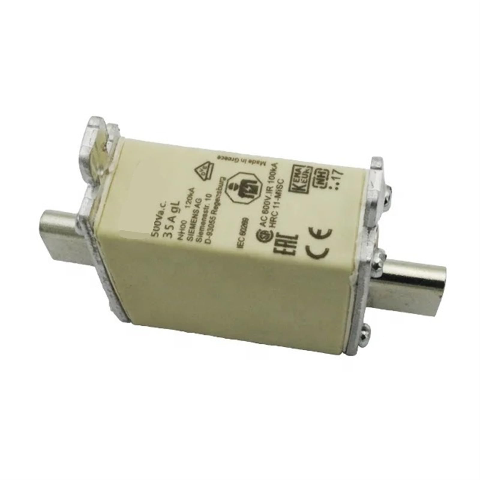 Fusible NH000 690V 3NA7802-6 cartouche haute performance pour sectionneur industriel