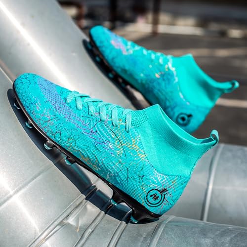 Mens Womens Soccer Cleats Youth Soccer Shoes Football Shoes High-Top Football Cleats Outdoor/Indoor Athletic Shoes Sneakers4