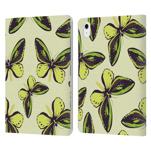 Housse iPad Air 11 motif papillon vert idéale pour le travail nomade