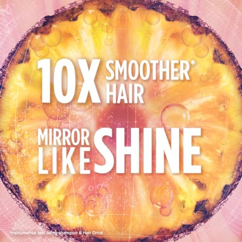 Garnier Instant Lamellar Water, Rinse-Out, Liquid Conditioner, For Long Dull Hair, Ultimate Blends Glowing Lengths Pineapple, Hair Drink, 200ml - Image 3