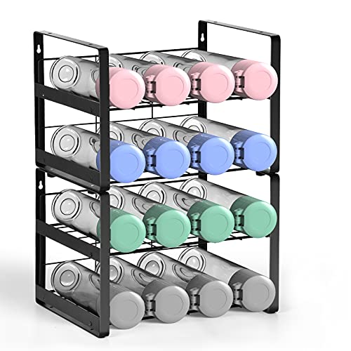 Buy LADER Water Bottle Organizer, 4Tier Walled Water Bottle Holder