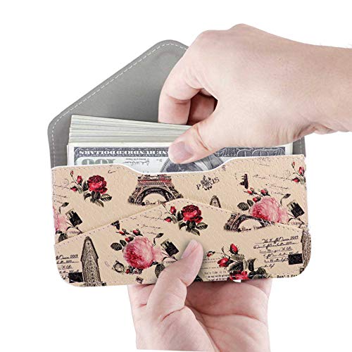 Image of XEYOU Women's Card Wallet Envelope Style Credit Card Holder Cute Cash Wallet for Ladies