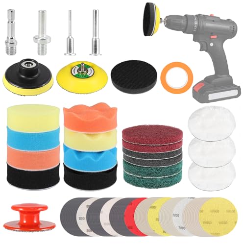86PCS Car Headlight Polishing Kit