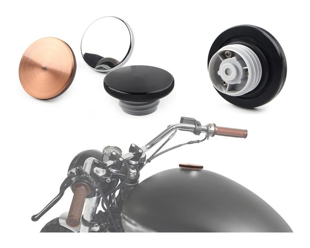 Tappo Serbatoio Carburante Tappo Serbatoio Carburante Per Moto, Con Sfiato, Copertura Olio Per Scrambler Per Bonneville T100 T 120 Thruxton 900 Se 2001-2021(2)