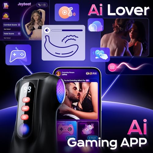 Image of Uoffile Mens Sex Toy Adult Toys 3 Sleeves Sets AI Sync APP Male Masturbator