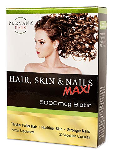 Purvana Max Hair, Skin and Nails 30 Vegetable Capsules (Pack of 3) Purvana Max Hair, Skin and Nails 30 Vegetable Capsules (Pack of 3)